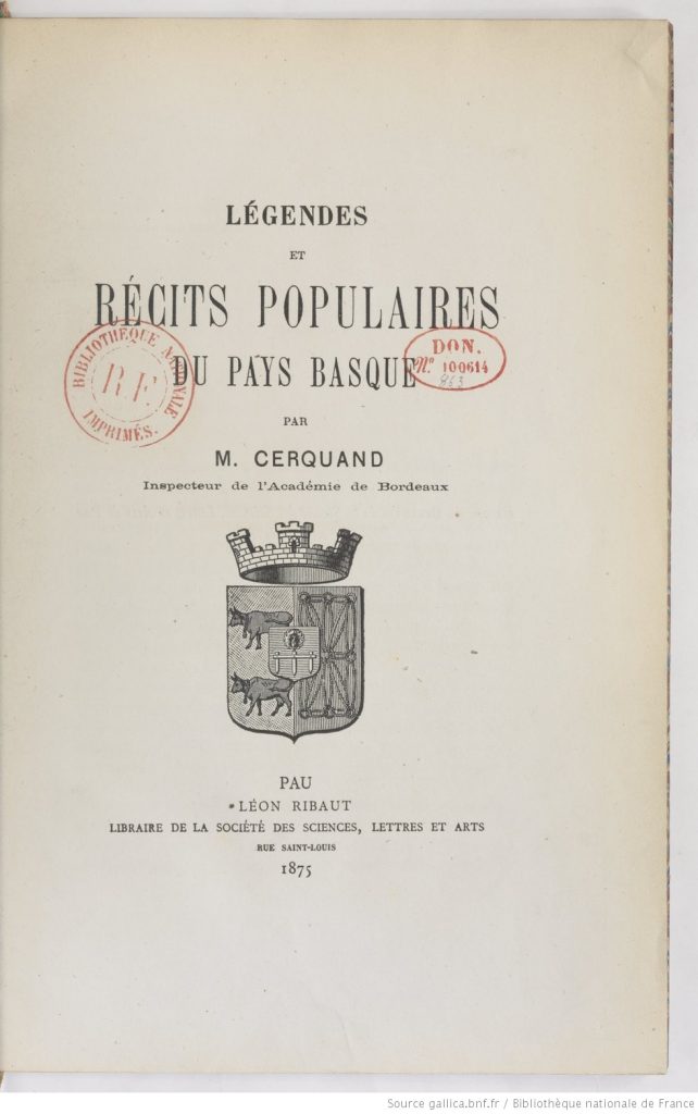 Légendes et récits populaires du pays  642x1024 - 2020ko urtarrileko poposamenak