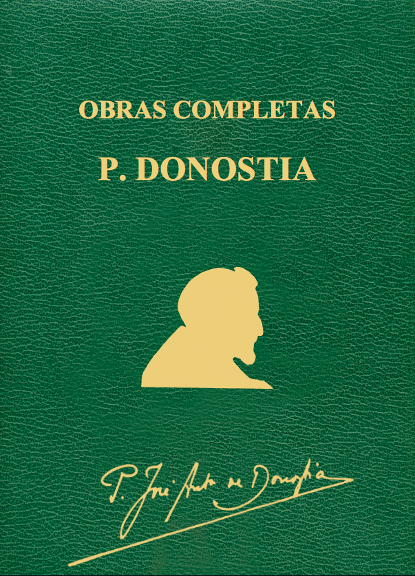 Aita Donostiaren Obras Completas  - 2020ko otsaileko proposamenak