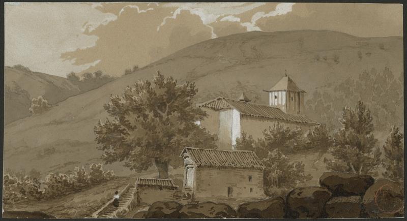 Dibujo La Iglesia de Saint Martin dArrossa - 2020ko otsaileko proposamenak
