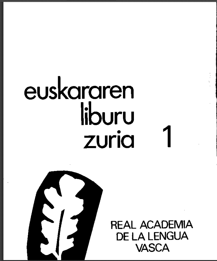 Liburu zuria I - 2020ko apirileko proposamenak